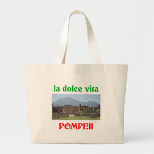 Pompeii Italy Large Tote Bag