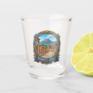 Pompeii Italy Mount Vesuvius Italy Shot Glass