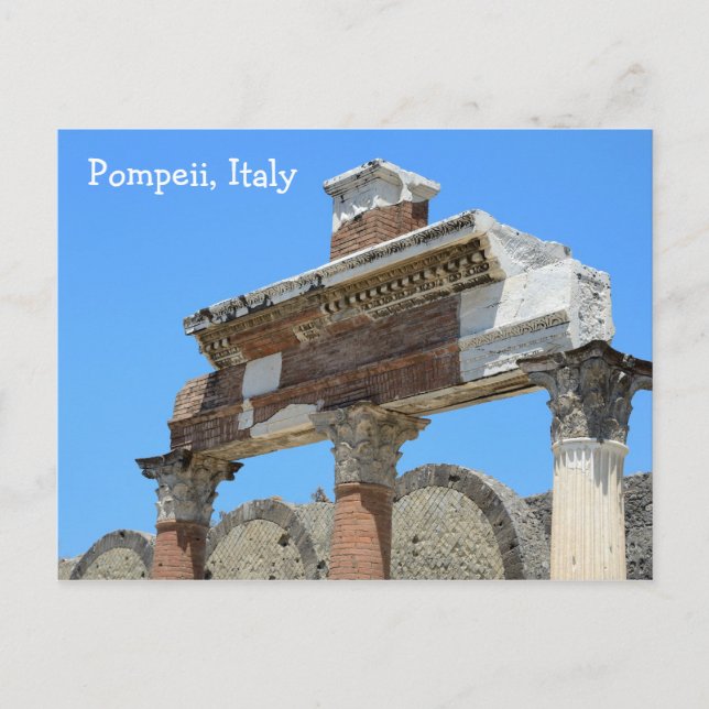 Pompeii Postcard (Front)