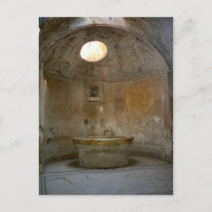 Pompeii, Roman bath house Postcard