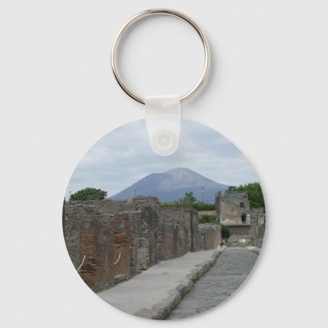 Pompeii-Vesuvius Key Ring (Front)