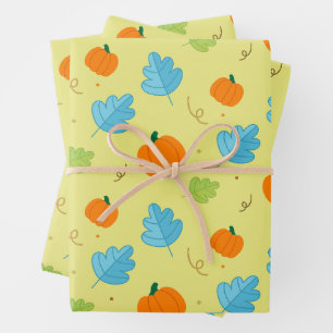 Pompoen Wrapping Paper Sheet