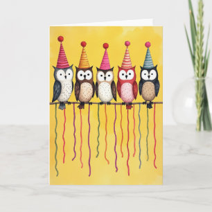 Pompom Hat Birthday Card