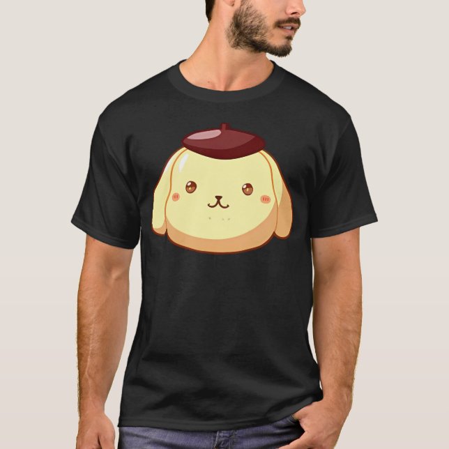Pompom Pudding Dog T-Shirt (Front)