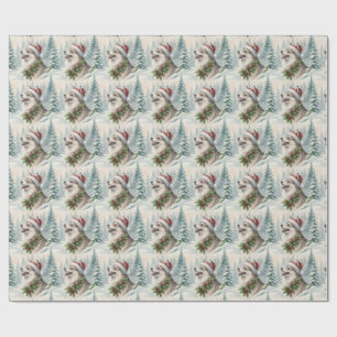 Pomsky Christmas Wrapping Paper