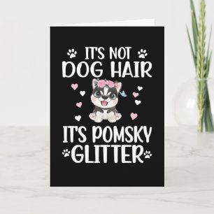Pomsky Dog Lover Pomsky Owner Pomsky Mum Dad Card