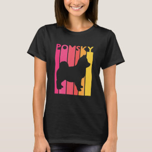 Pomsky Vintage Dog Pomsky Gift For Dog Lover T-Shirt