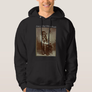 Ponca Chief White Eagle mens hoodie