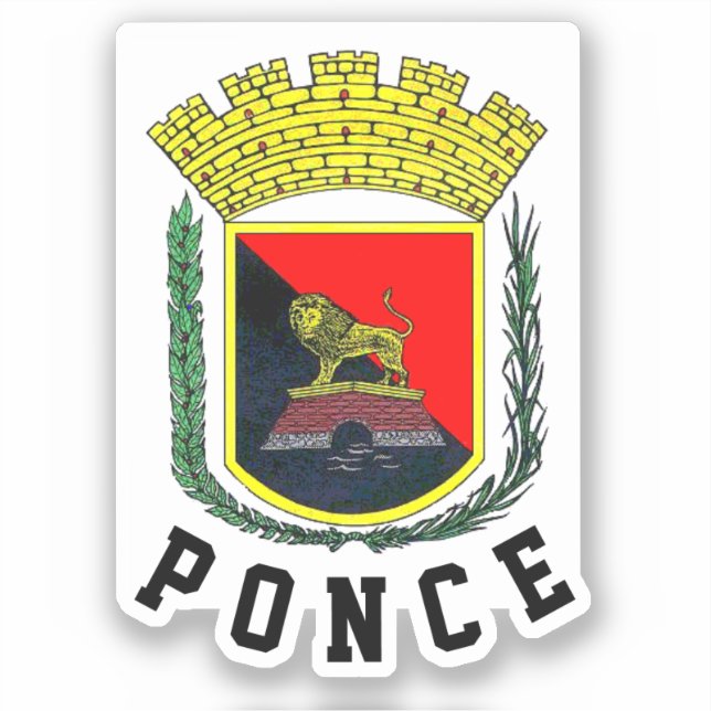 Ponce Coat of Arms - Puerto Rico (Front)