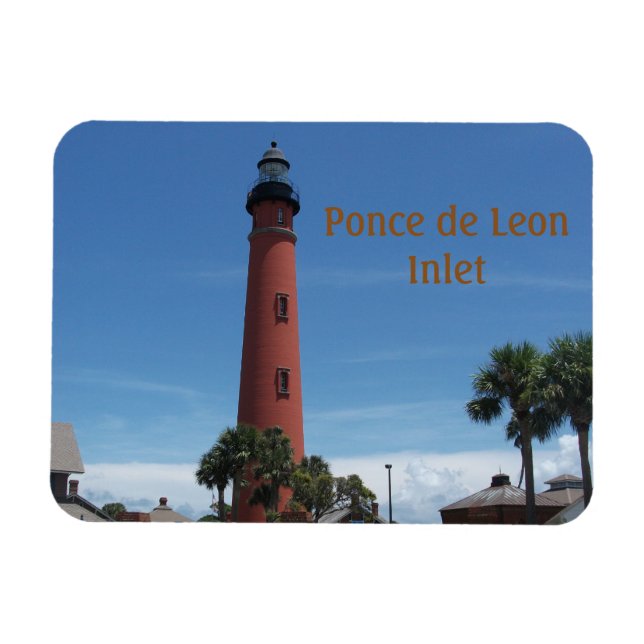 Ponce de Leon Inlet Lighthouse, Florida Magnet (Horizontal)