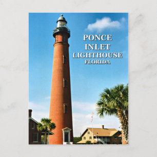 Ponce de Leon Inlet Lighthouse, Florida Postcard