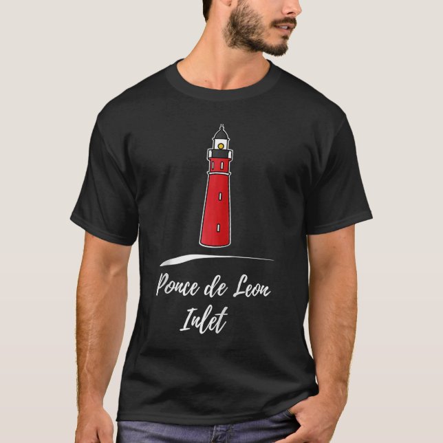 Ponce De Leon inlet lighthouse Raglan T-Shirt (Front)