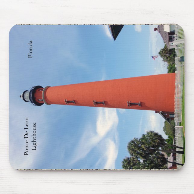 Ponce De Leon Lighthouse mousepad (Front)