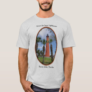 Ponce De Leon Lighthouse shirt black lettering
