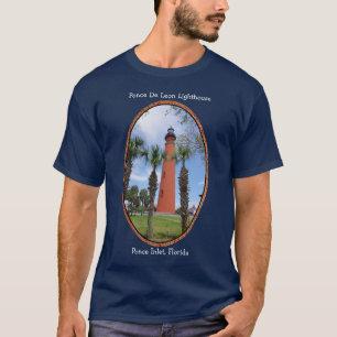 Ponce De Leon Lighthouse shirt white lettering