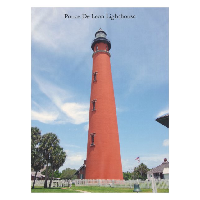Ponce De Leon Lighthouse tablecloth (Front)