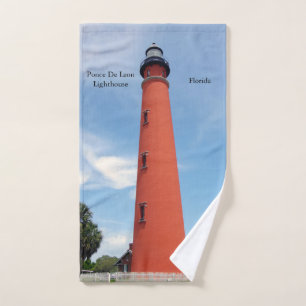 Ponce De Leon Lighthouse towel set