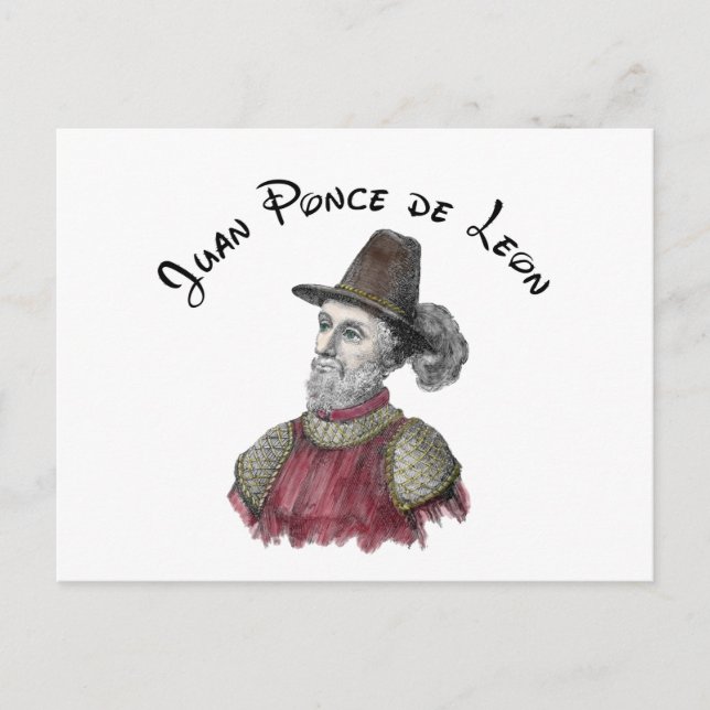 Ponce de Leon postcard (Front)
