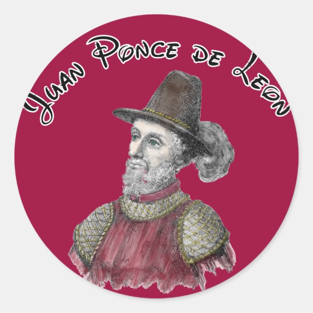 Ponce de Leon sticker (Front)