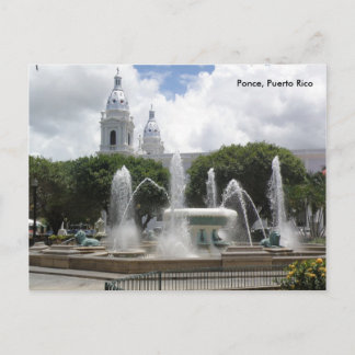 ponceplaza (3), Ponce, Puerto Rico Postcard