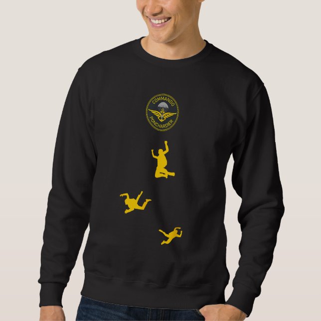 Ponchardier Commando French Special Force Military Sweatshirt (Front)