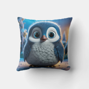 Poncho - A smooth baby penguin Cushion