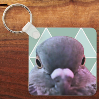 Poncho The Pigeon Keychain! Key Ring