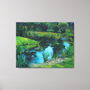 Pond canvas print