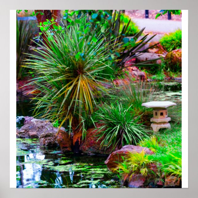 Pond Garden Poster (Front)