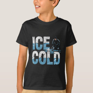 Pond Hockey Player Ice Cold Shinny  T-Shirt