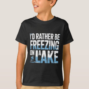 Pond Hockey Player Lake Hockey T-Shirt