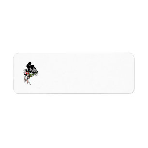 Pond Koi Silhouette art address label
