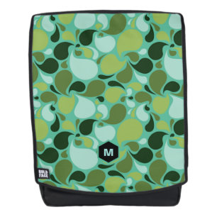 Pond Life Paisley Monogram Backpack