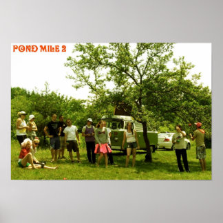 Pond mile 2 Woodstock Poster