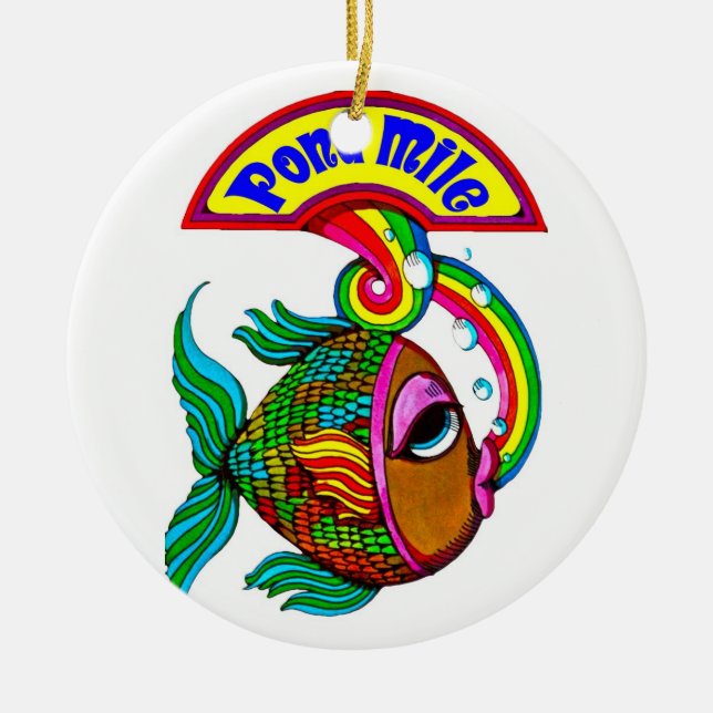 Pond Mile Fish Ornament (Front)