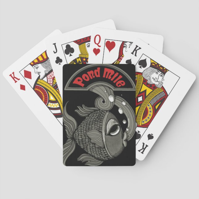 Pond Mile Fish Playing Cards (Back)