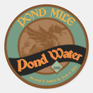 Pond Mile Pond Water Label