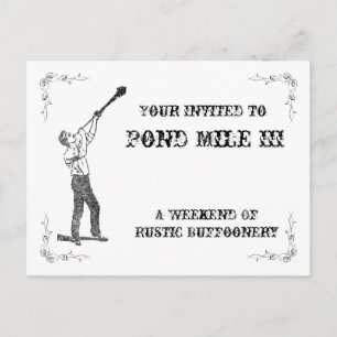 Pond Mile Post Card