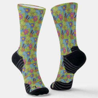 Pond Scene - Athletic Socks