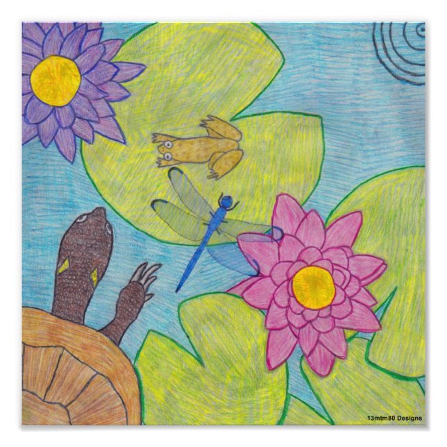 Pond Scene - Photo Print (Front)