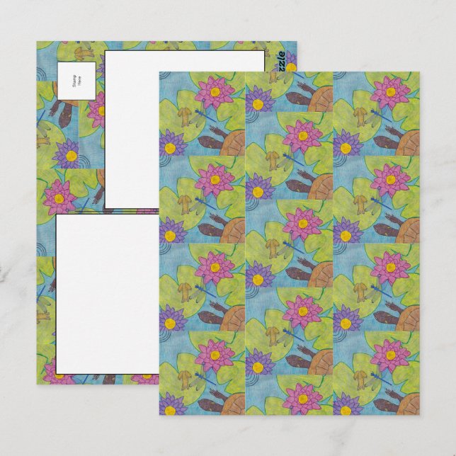 Pond Scene - Postcard (Front/Back)