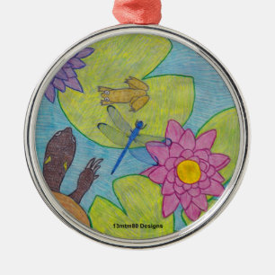 Pond Scene - Premium Ornament