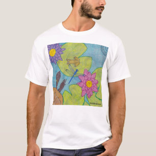 Pond Scene (white) - Men's Light T-Shirt