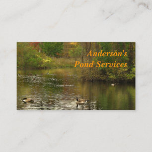 Pond Services Business Card