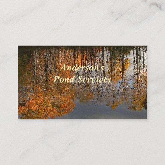 Pond Services Business Card (Front)