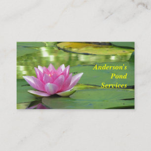 Pond Services Business Card