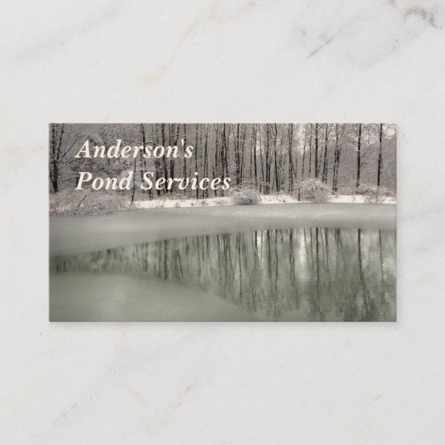 Pond Services Business Card (Front)
