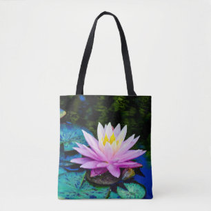 Pond Waterlily Tote Bag
