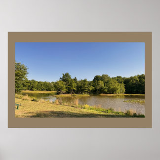 Pond Waterscape Photo Poster