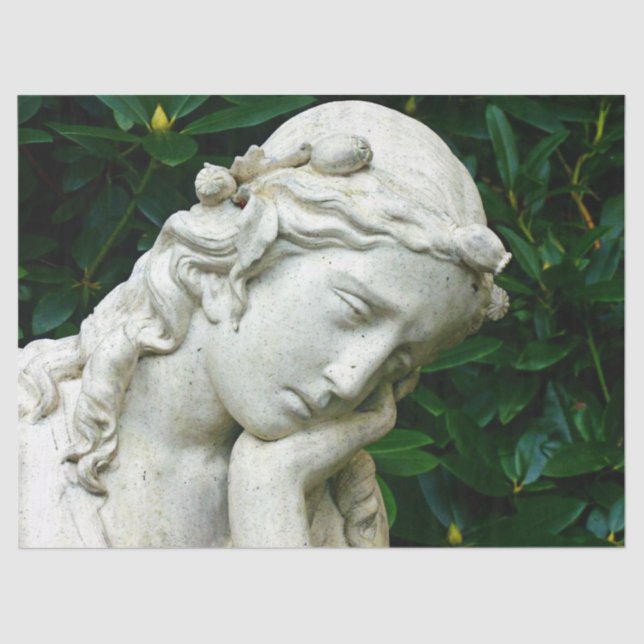 pondering angel tissue paper (Front)